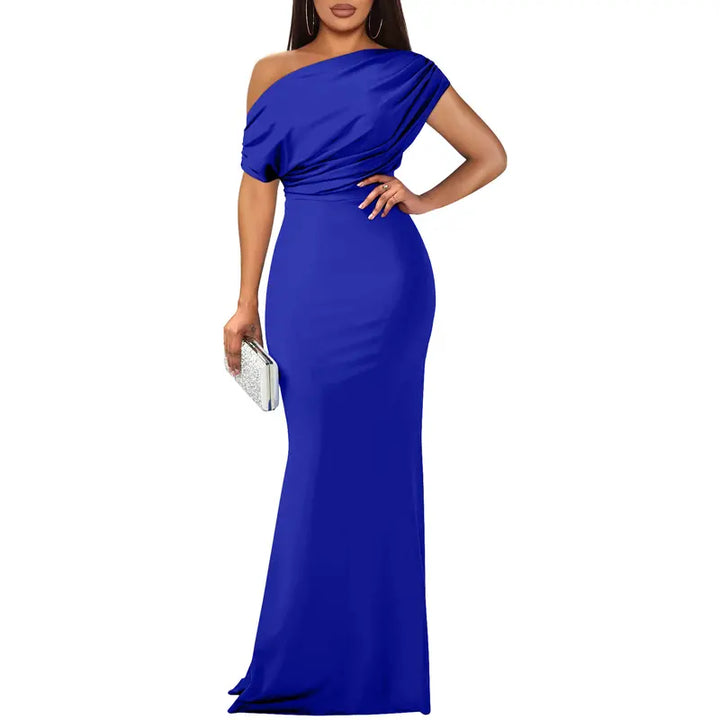 ROSELYN – Abito da sera elegante aderente a spalle scoperte