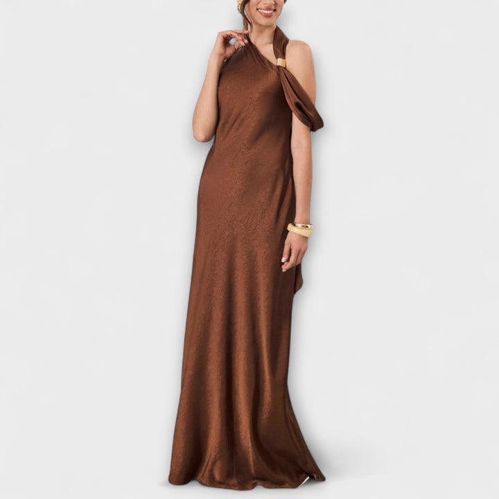 Azura - Abito lungo chic in raso