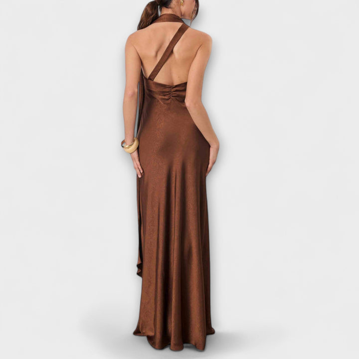 Azura - Abito lungo chic in raso