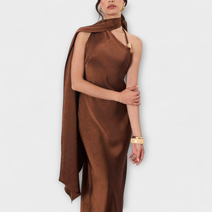 Azura - Abito lungo chic in raso