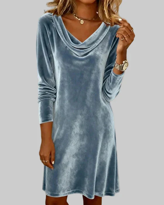 Frosina - Robe ample en velours
