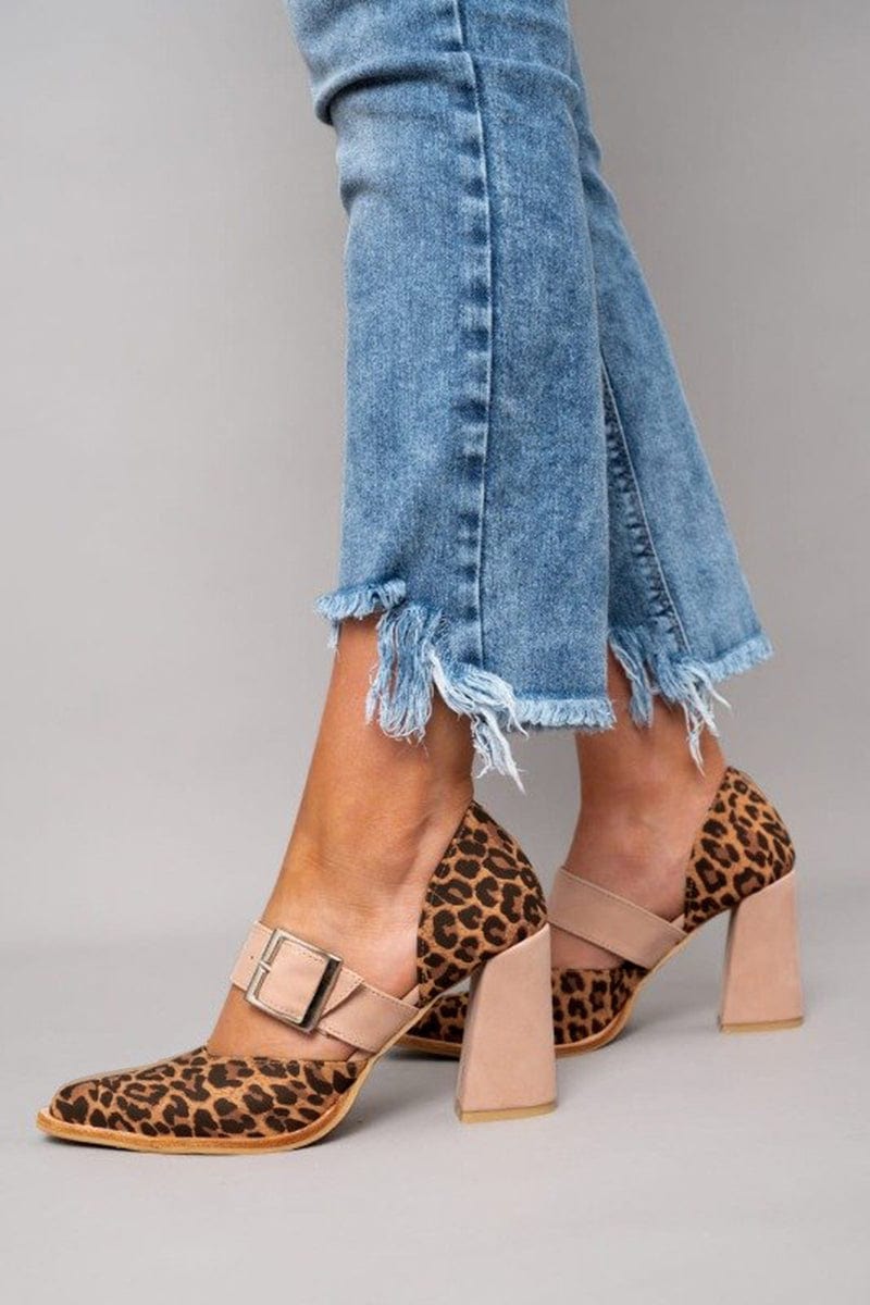 Lydia | Décolleté Scamosciate Leopardate