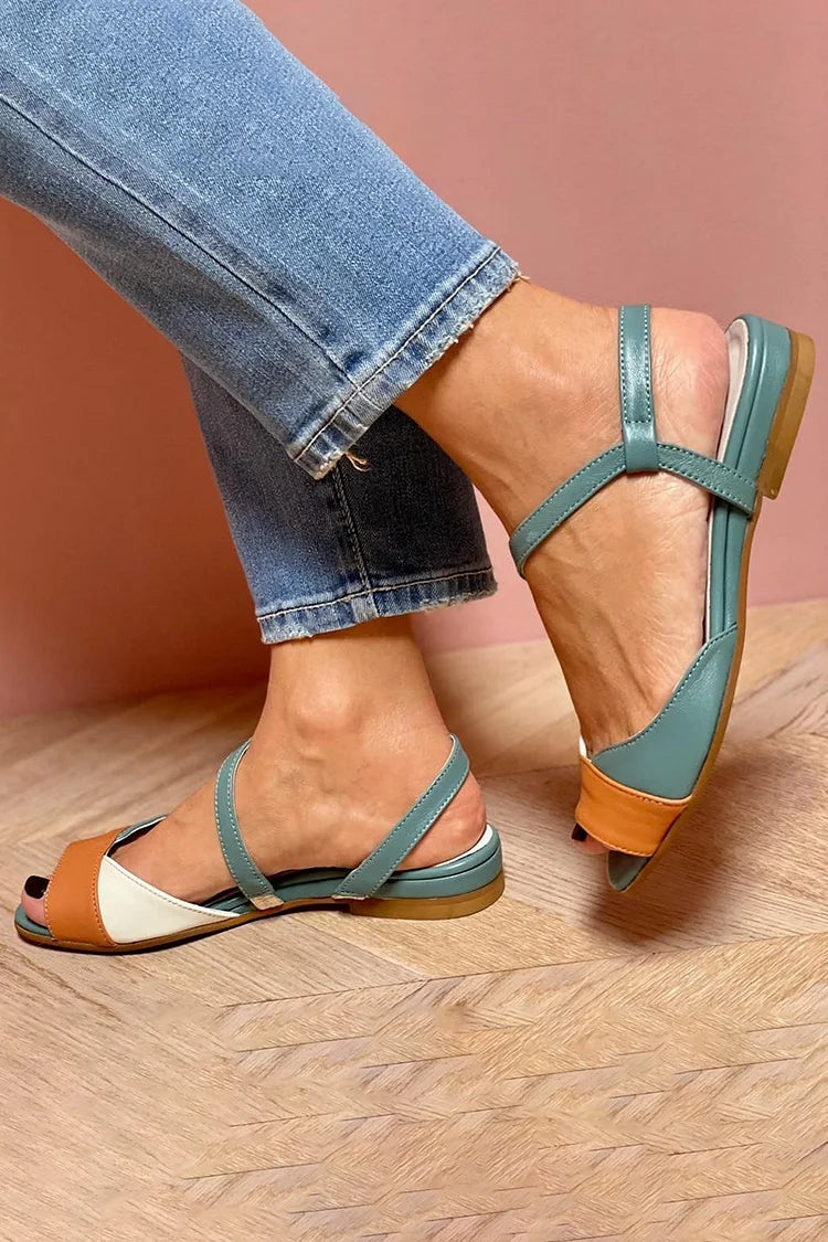 Casey | Color Block Sandals