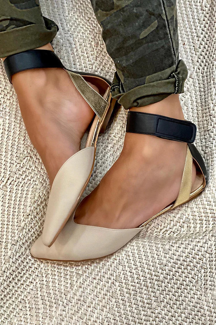 Lydia | Ballerine moderne bicolore