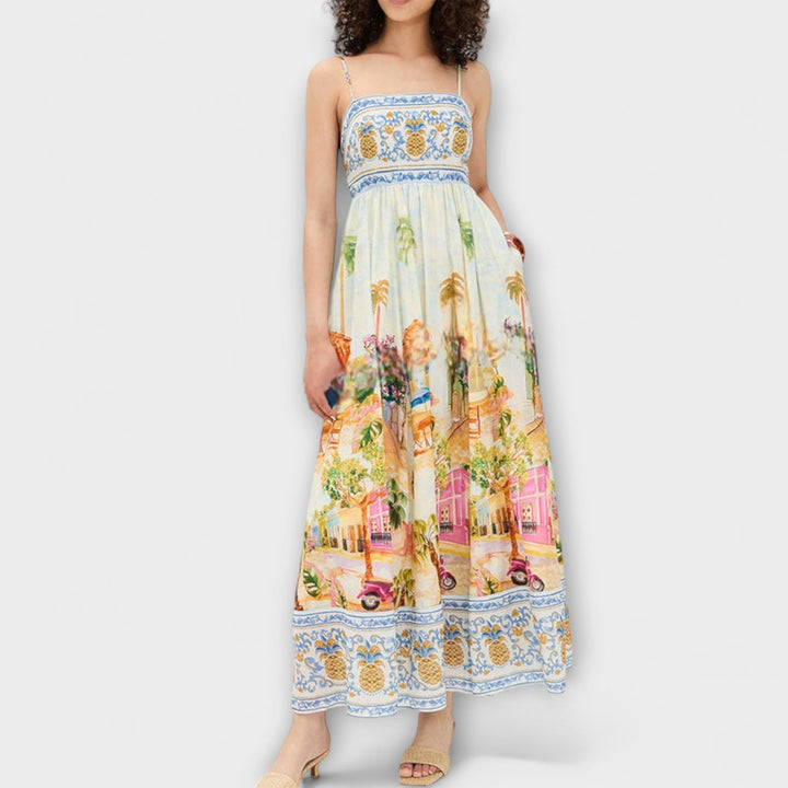 Lumen - Maxi Abito Multicolor Aracati