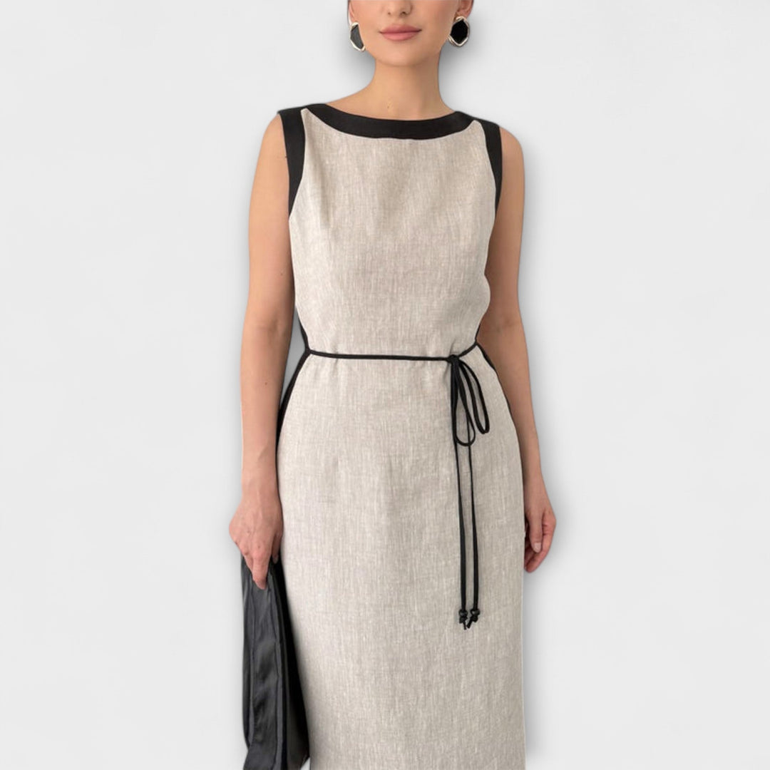 Irène - Robe sans manches élégante