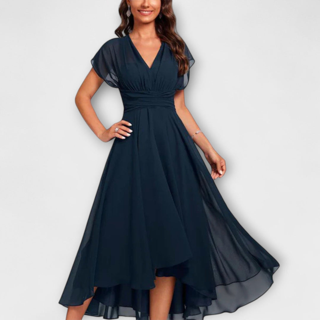 Christina - Vestito ad A con Scollo a V