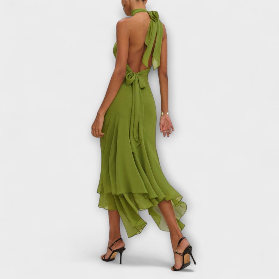 Elodie - Abito Lungo Asimmetrico Chic