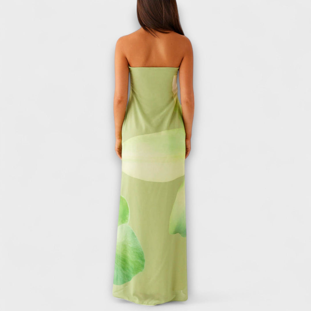 Zephyra - Abito Lungo Elegante con Spalle Scoperte