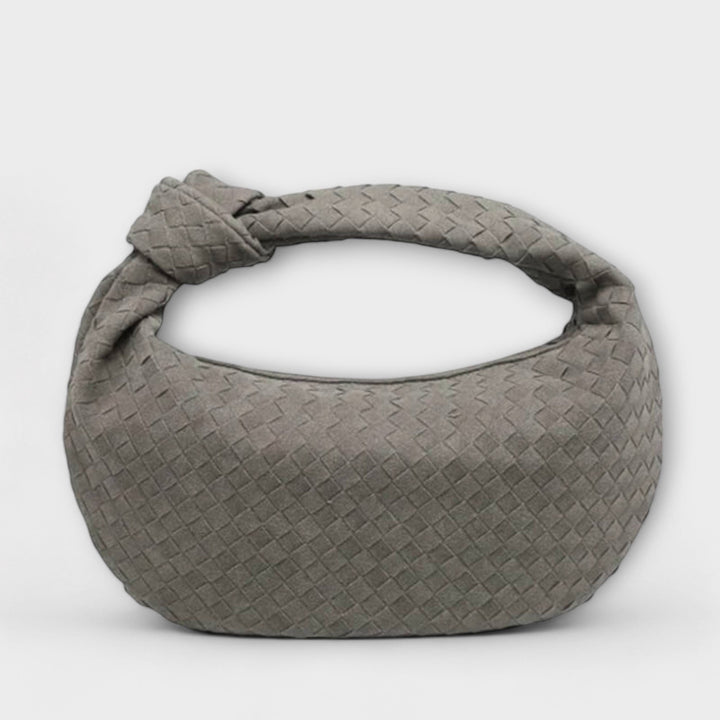 Emi - Borsa grande da donna in tessuto a maglie larghe