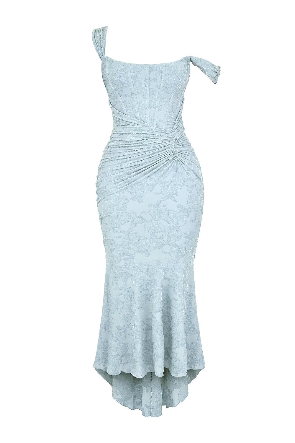 Bella | Abito lungo floreale Bluebell