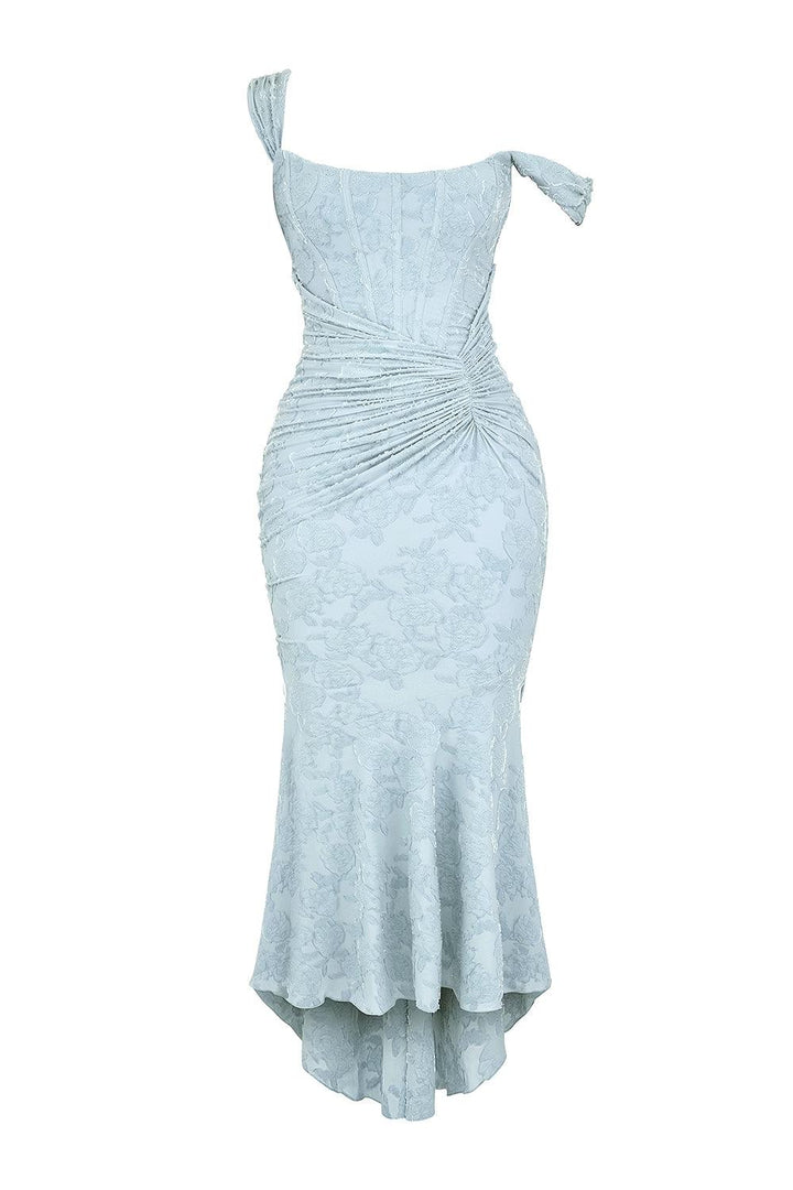 Bella | Abito lungo floreale Bluebell