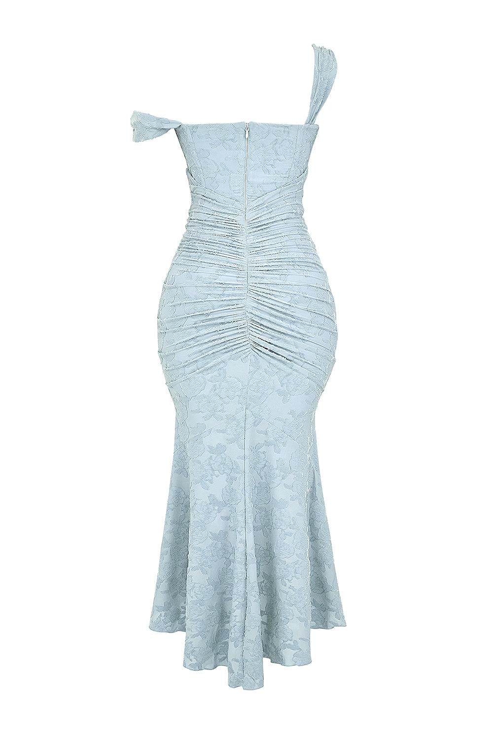 Bella | Abito lungo floreale Bluebell