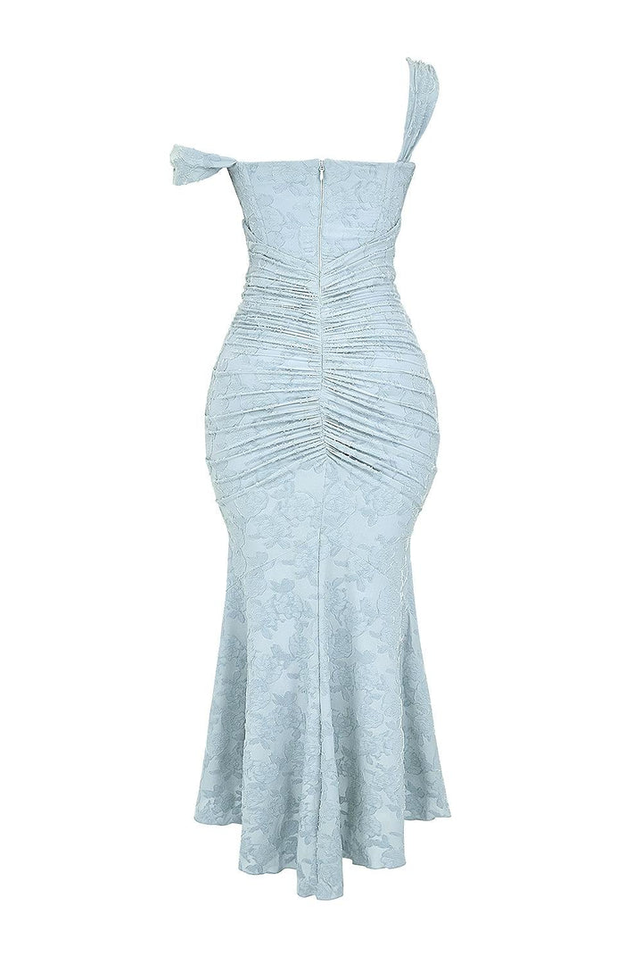 Bella | Abito lungo floreale Bluebell