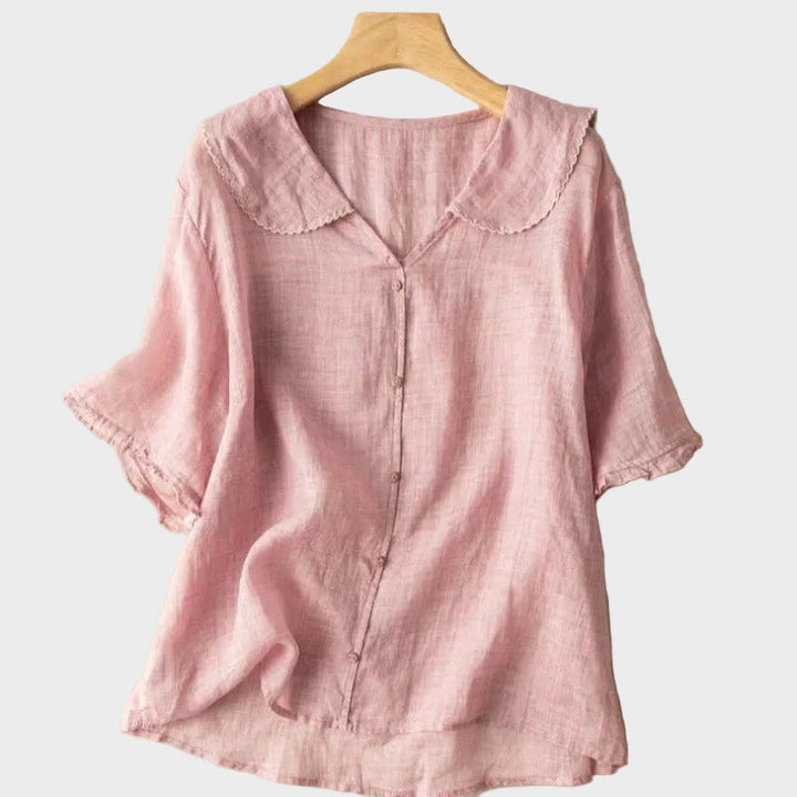 ADÈLE LINEN BLOUSE
