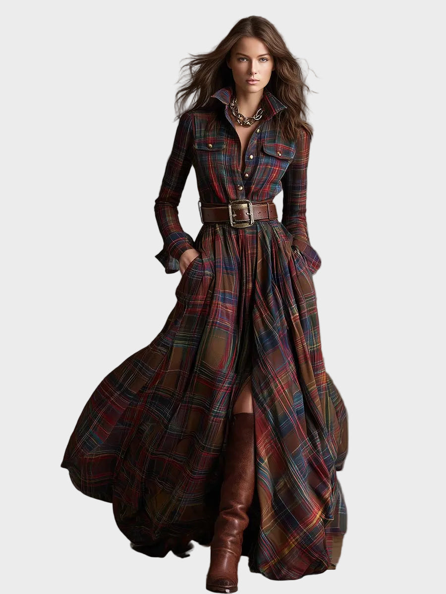Scarlett | Abito camicia con cintura