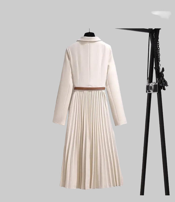 Vestito Blazer con Pieghe Nova Elegant