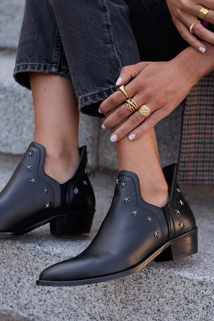 ANKLE BOOT WITH STAR DETAILS – The Harrington Sisters