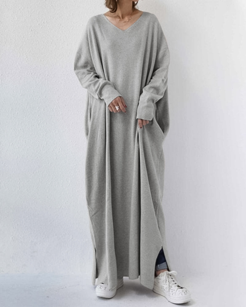 Eudora | abito elegante casual con scollo a V
