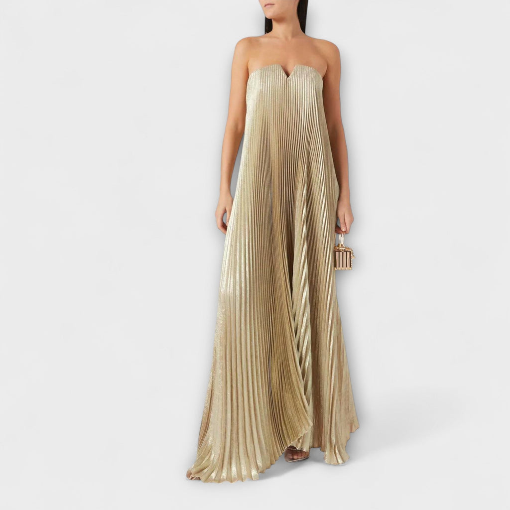 alexis joya gold dress Michelle An invisible side zip Size:15.5 36/37 100 tencel Men's Evening Wear: Expert