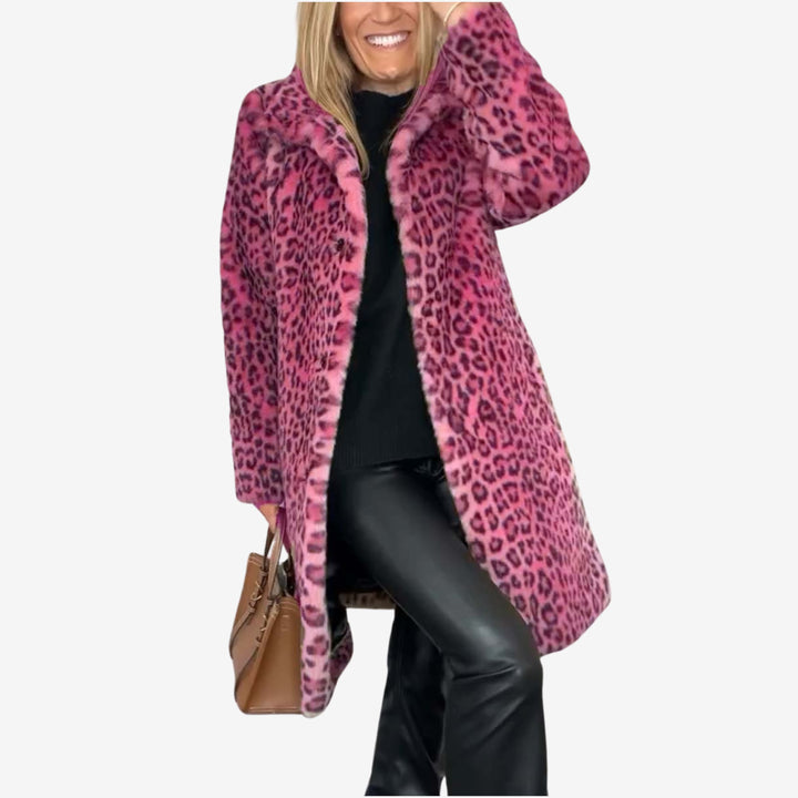 Hallie | Cappotto stampa leopardata