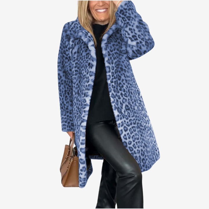 Hallie | Cappotto stampa leopardata