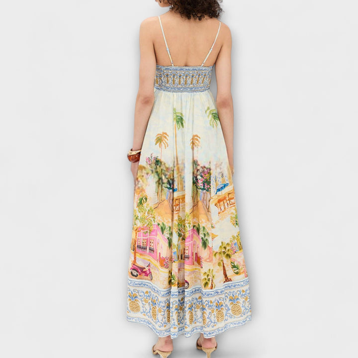 Lumen - Maxi Abito Multicolor Aracati