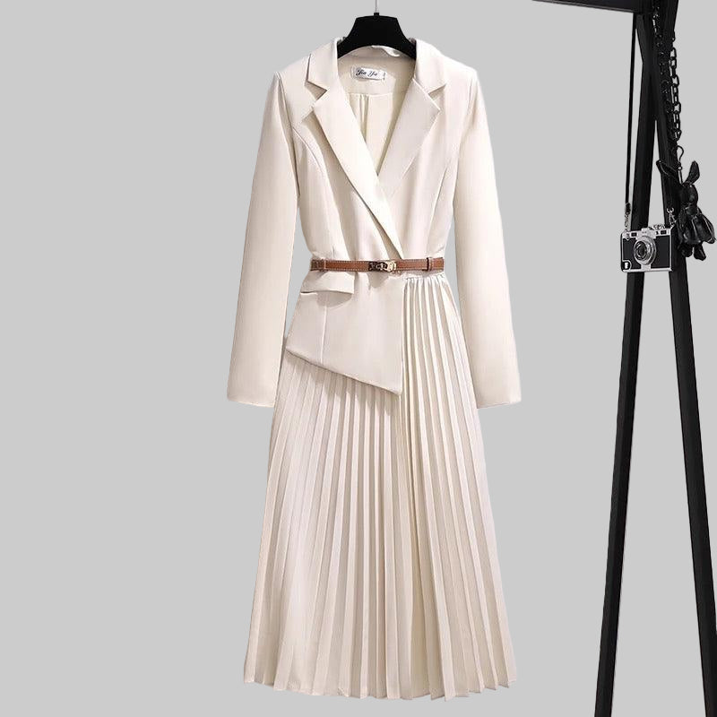 Vestito Blazer con Pieghe Nova Elegant