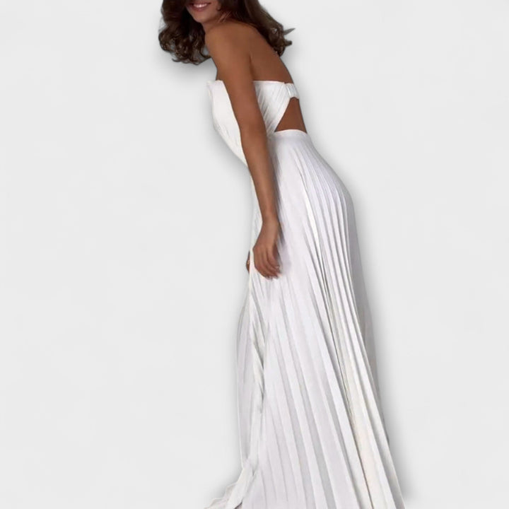 Athena - Vestito chic plissettato