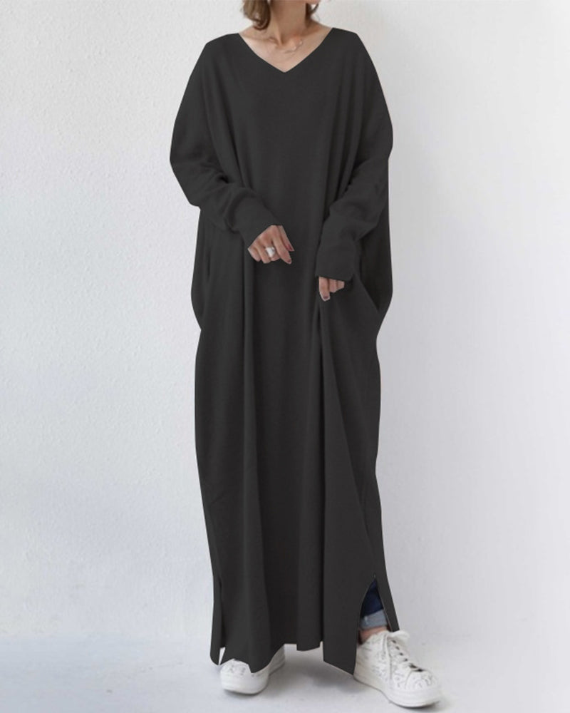 Eudora | abito elegante casual con scollo a V