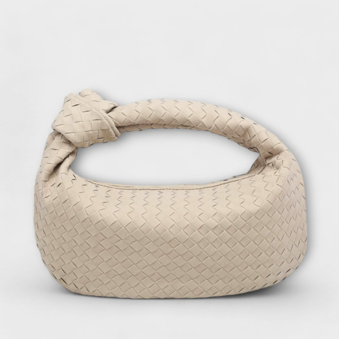 Emi - Borsa grande da donna in tessuto a maglie larghe