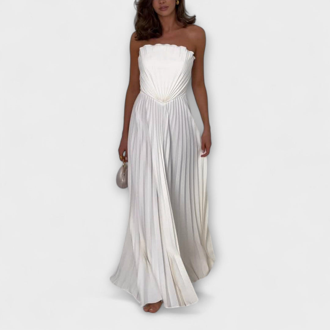 Athena - Vestito chic plissettato
