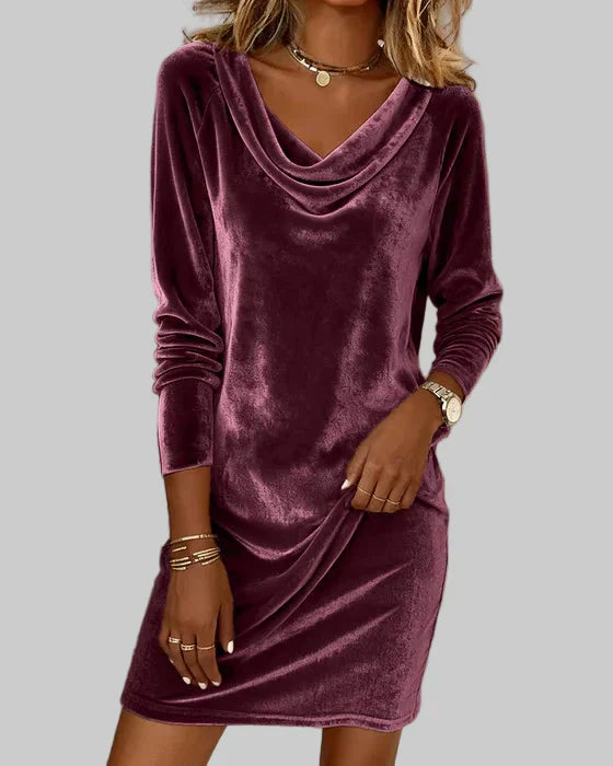 Frosina - Robe ample en velours
