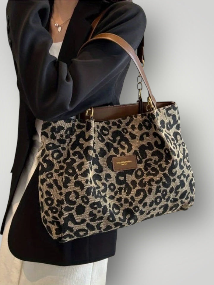 Leonara | Borsa Tote Stampa Leopardata