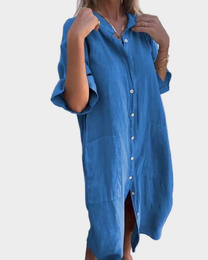 Valerie™ | Boho Shirt Dress