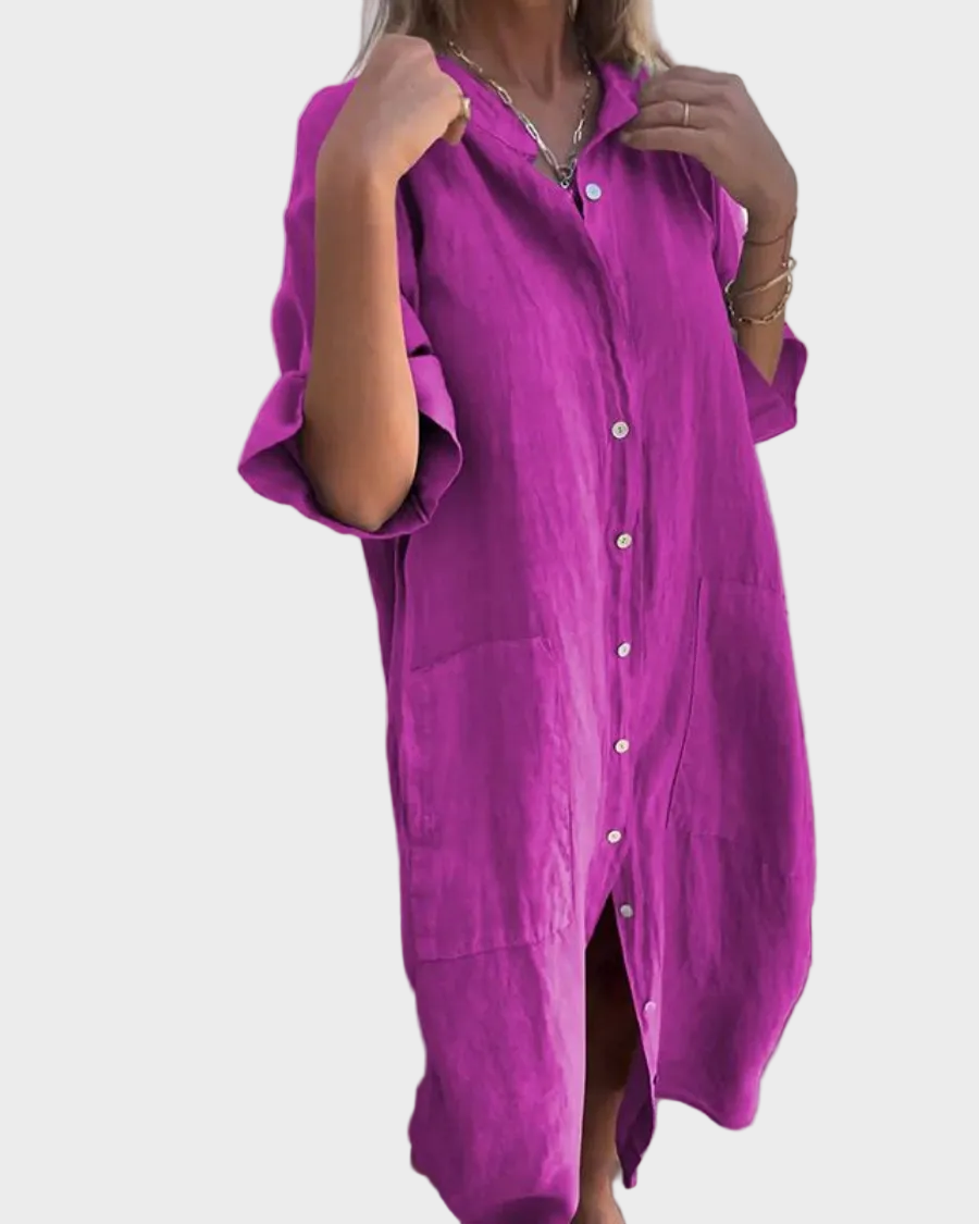Valerie™ | Boho Shirt Dress