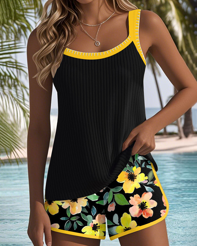 Matilda™ | Due Pezzi Tankini Pantalone da Spiaggia