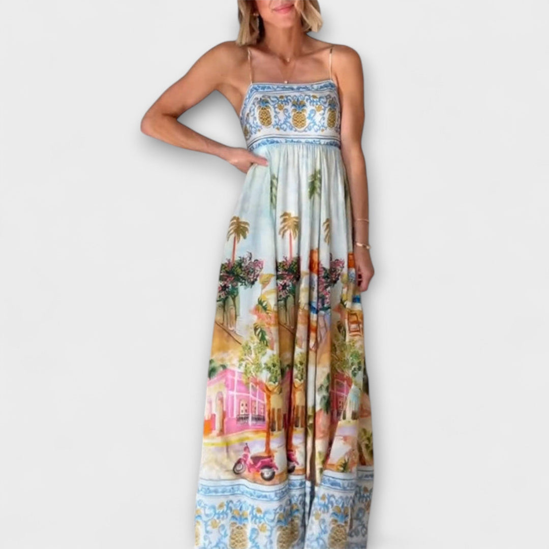 Lumen - Maxi Abito Multicolor Aracati