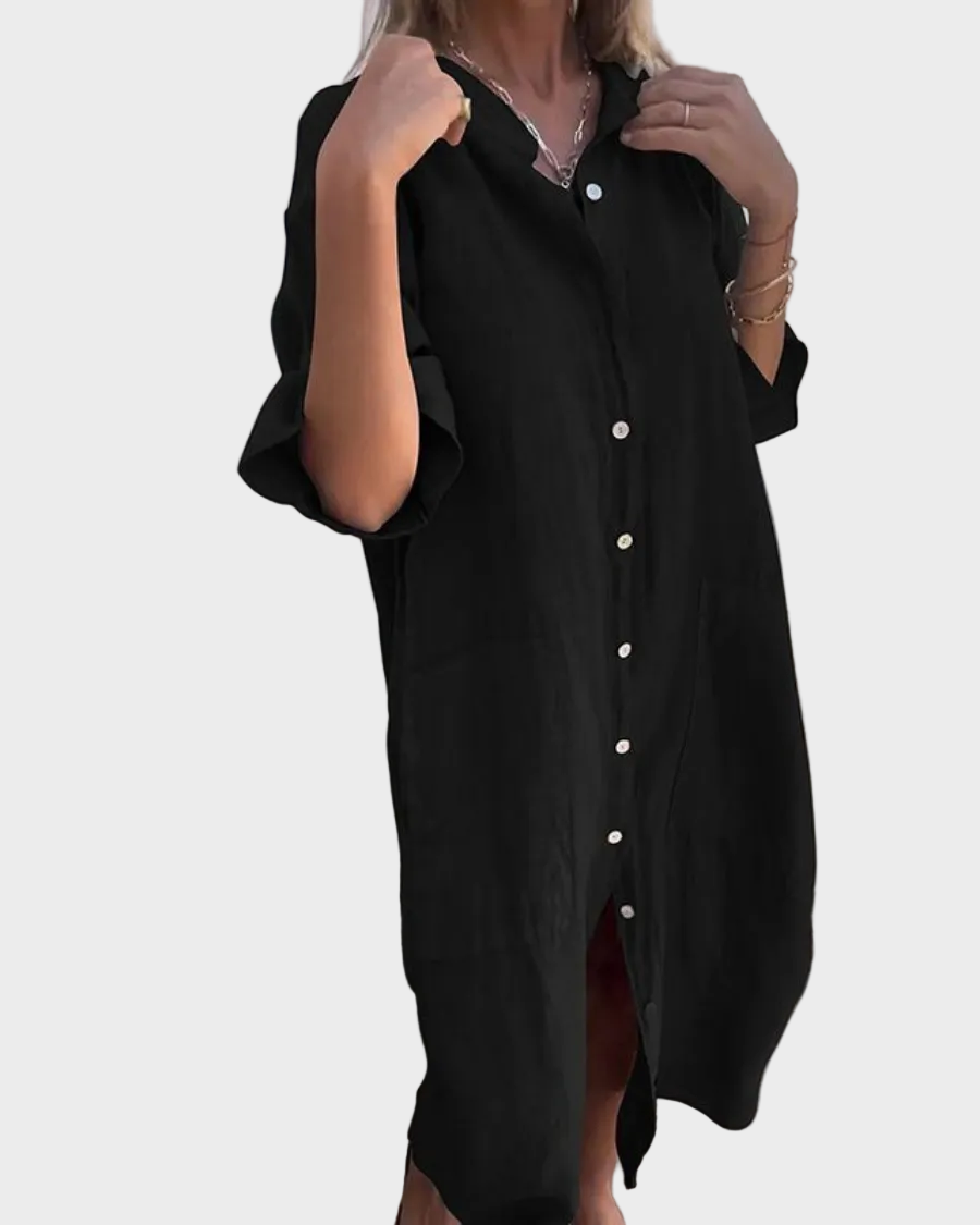 Valerie™ | Boho Shirt Dress