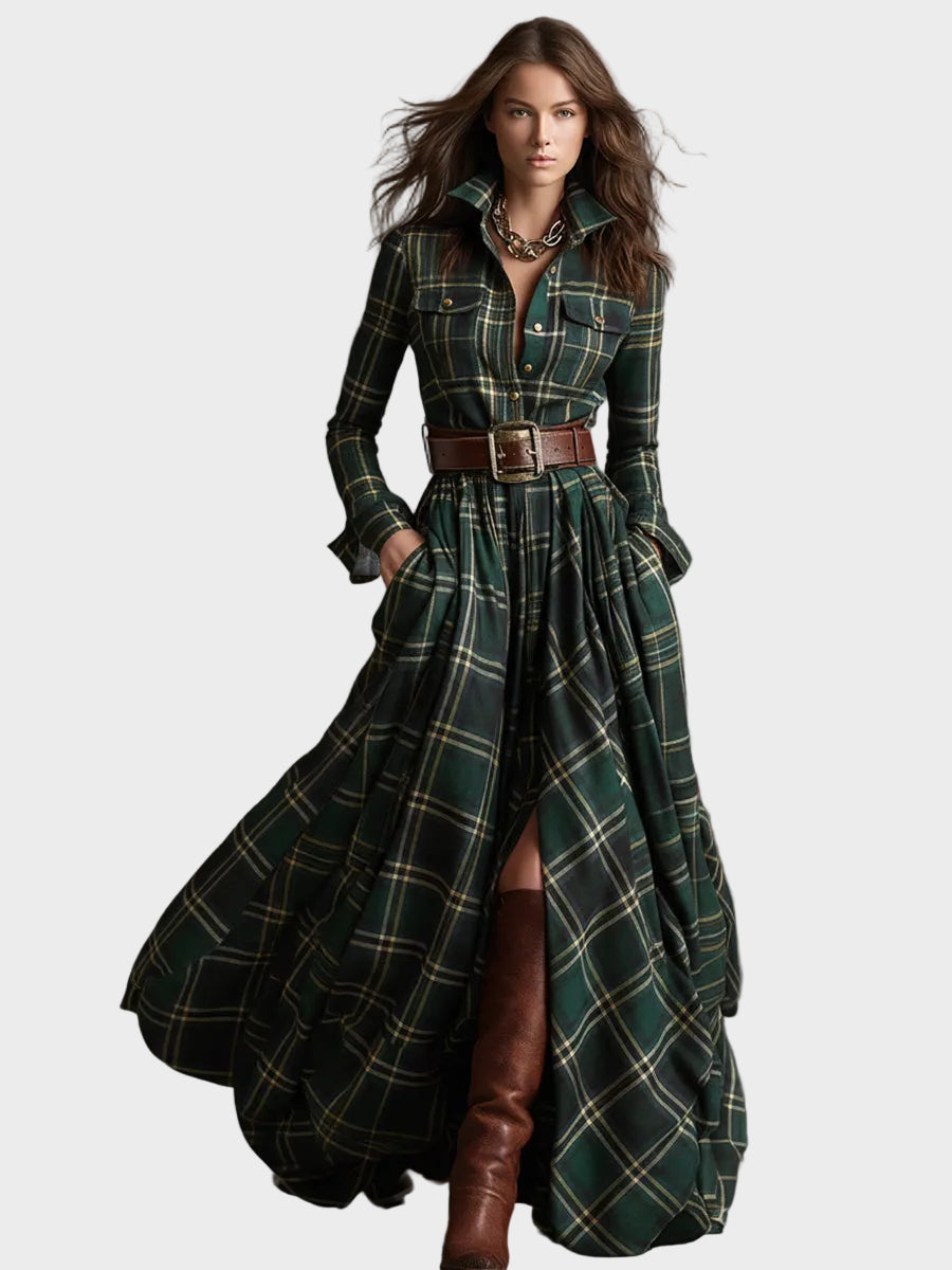 Scarlett | Abito camicia con cintura