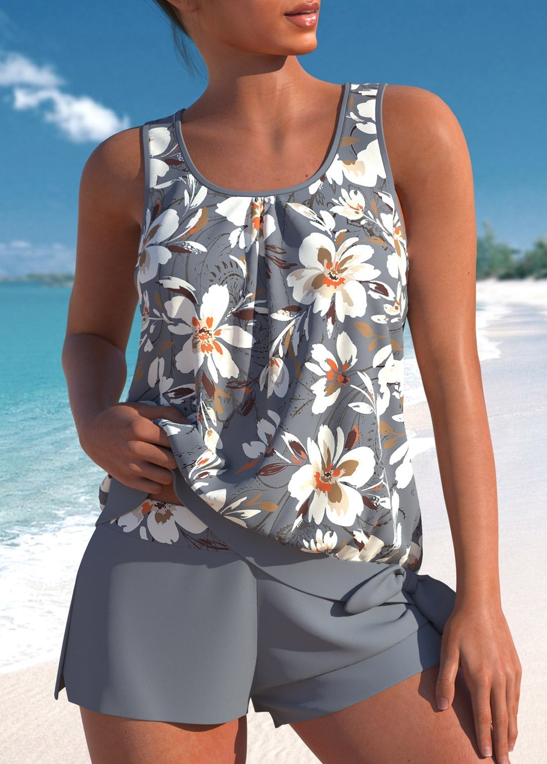 Helena™ | Completo tankini floreale elegante da donna