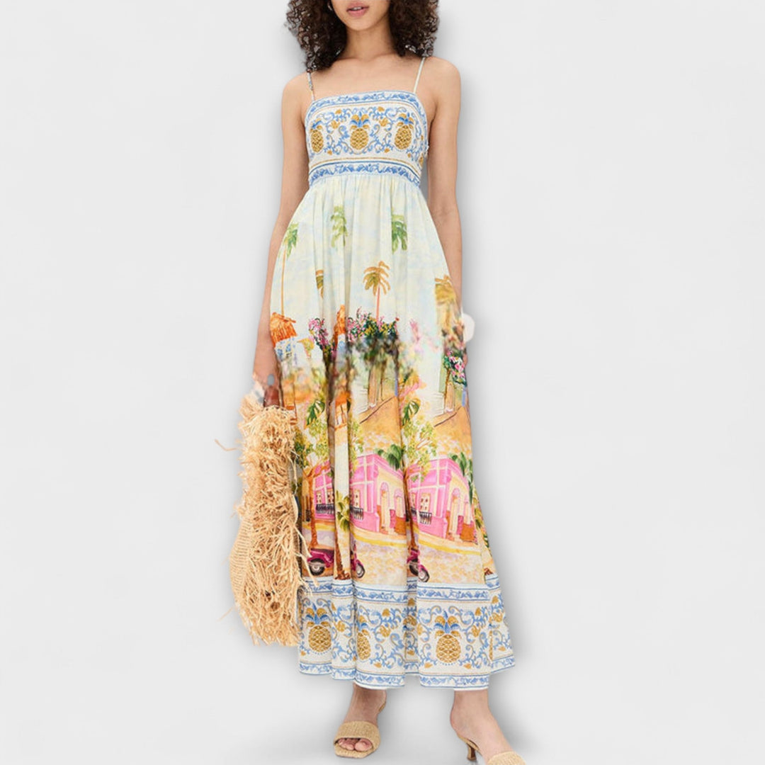 Lumen - Maxi Abito Multicolor Aracati