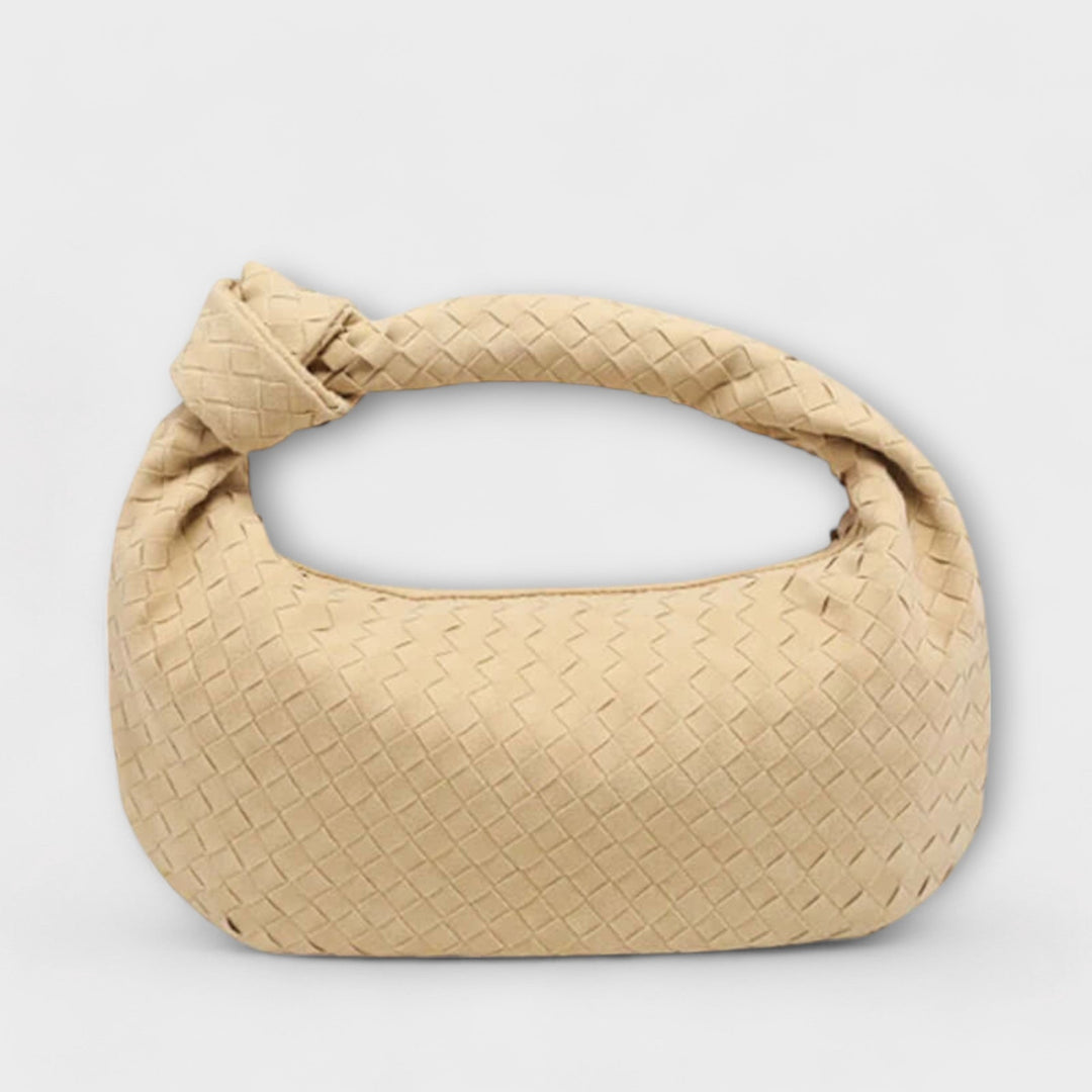 Emi - Borsa grande da donna in tessuto a maglie larghe