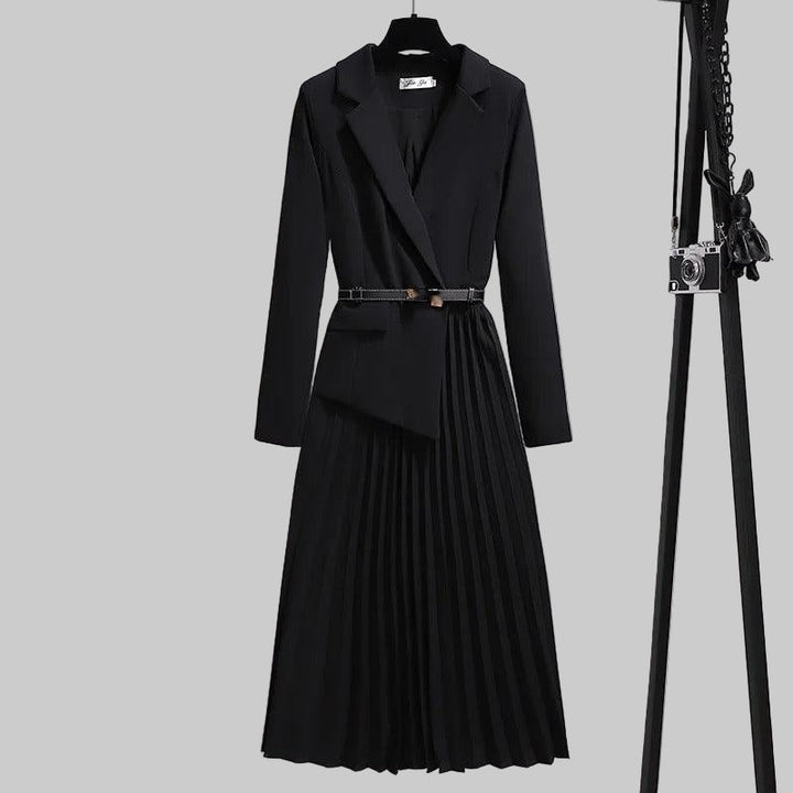 Vestito Blazer con Pieghe Nova Elegant