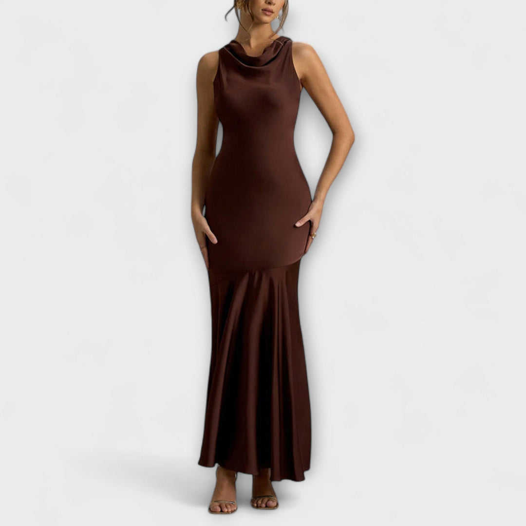 Lennon - Abito Lungo Elegante in Raso