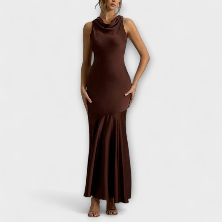Lennon - Abito Lungo Elegante in Raso