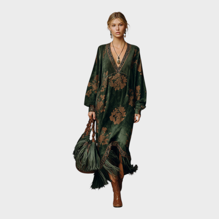 faux suede maxi dress Liam Faux Suede Maxi Dress / Dark Chocolate | MESHKI
