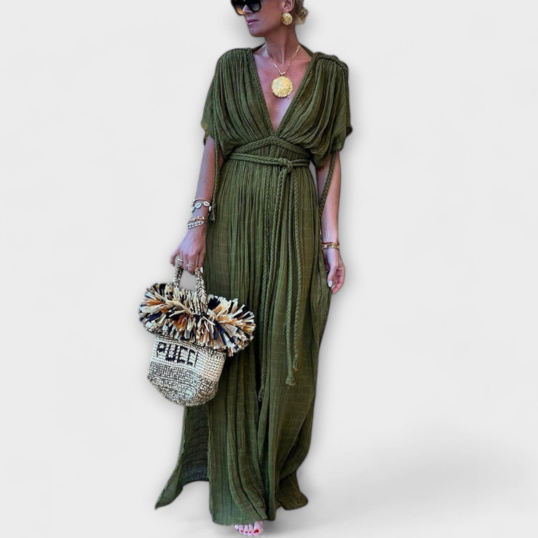 Kimono Maxi Dress in Greek Style – The Harrington Sisters