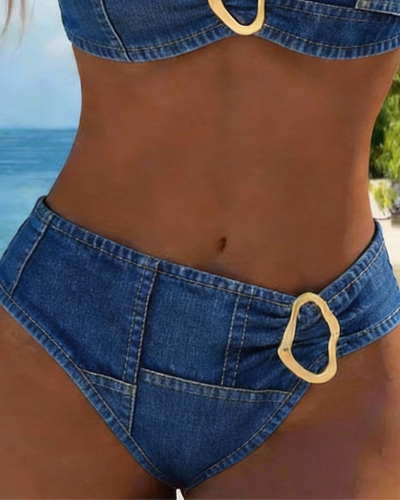 Patricia™ | Bikini due pezzi con bretelle e fibbia in metallo