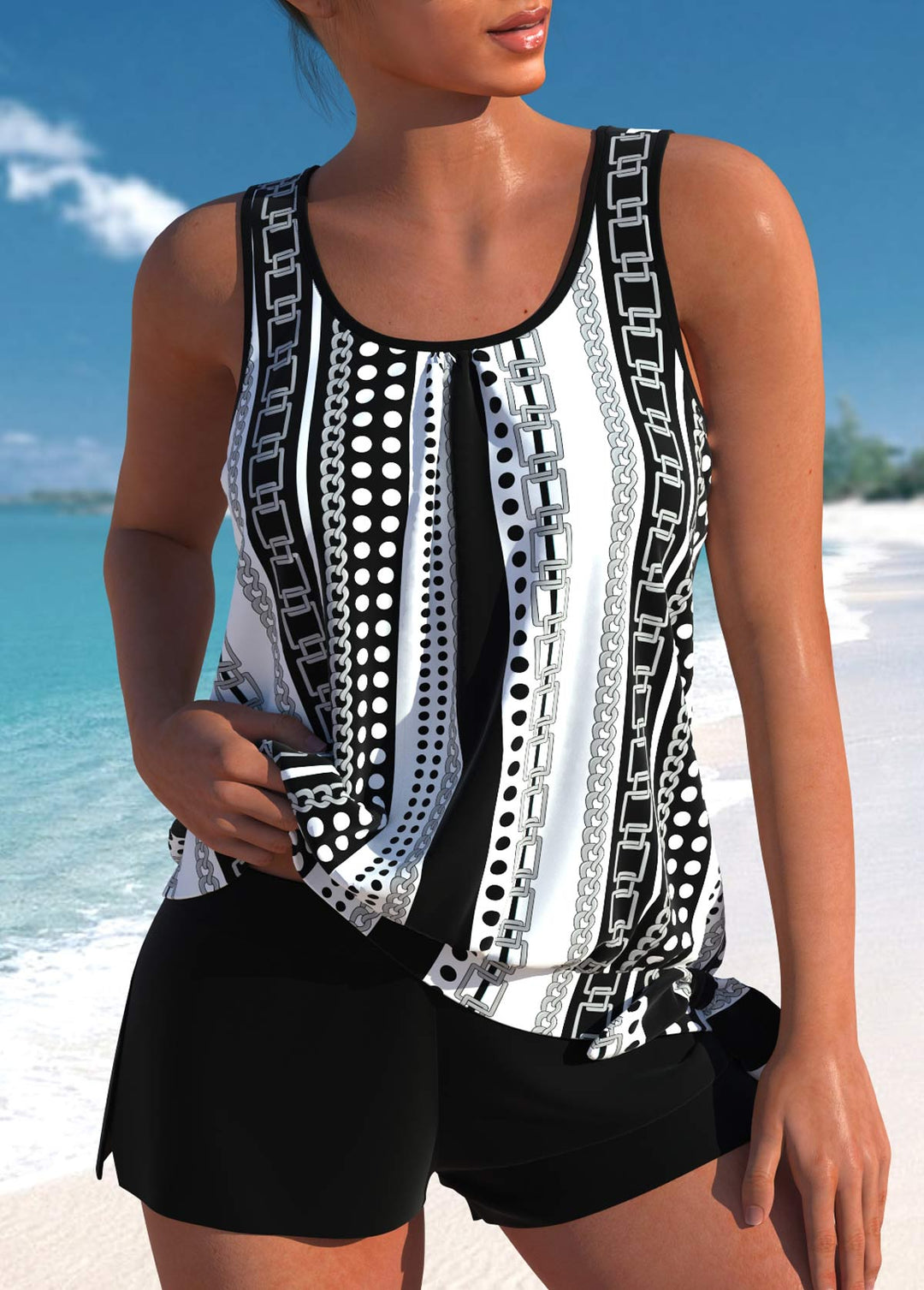 Helena™ | Completo tankini floreale elegante da donna